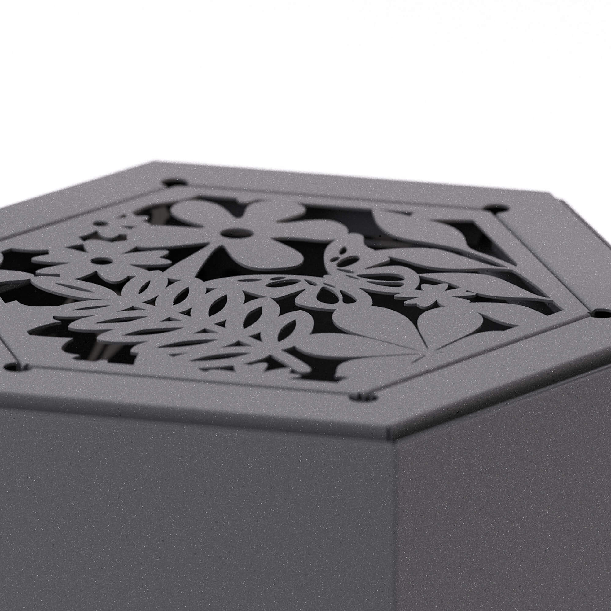 Grey Hex Smokeless Fire Pit