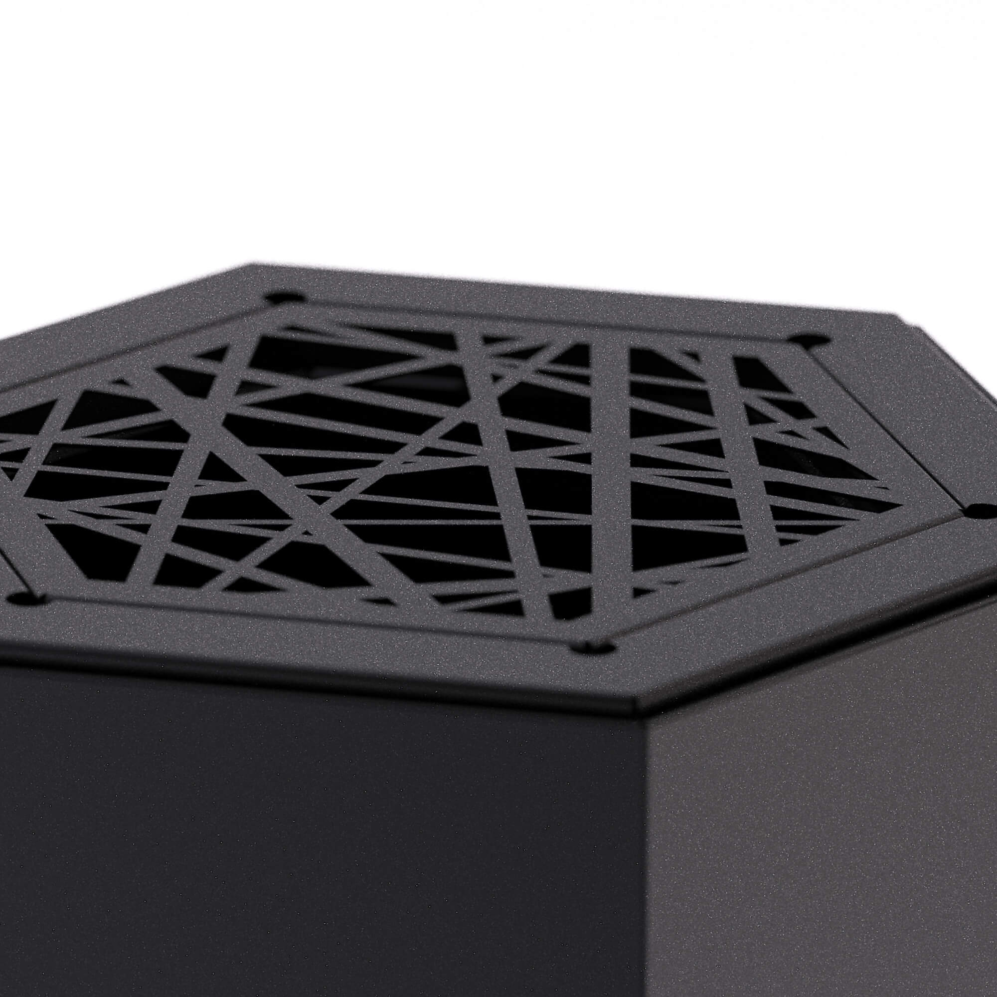 Black Hex Smokeless Fire Pit