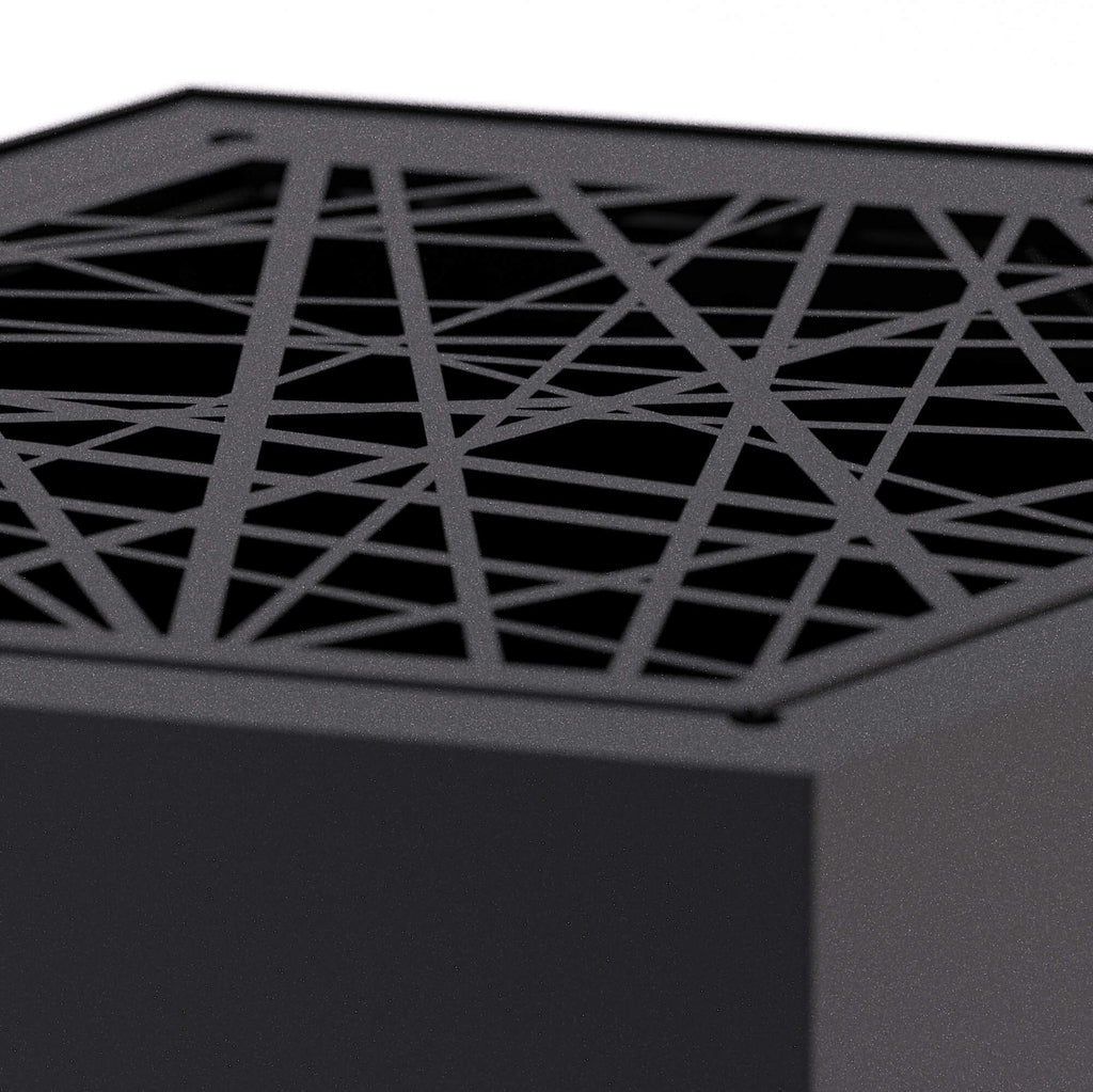 Black Hex Smokeless Fire Pit