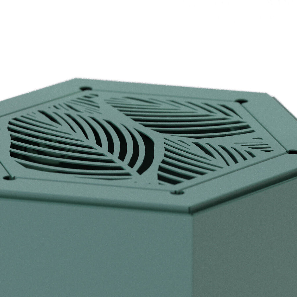 Green Hex Smokeless Fire Pit