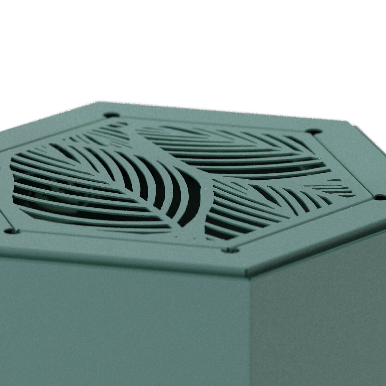 Green Hex Smokeless Fire Pit