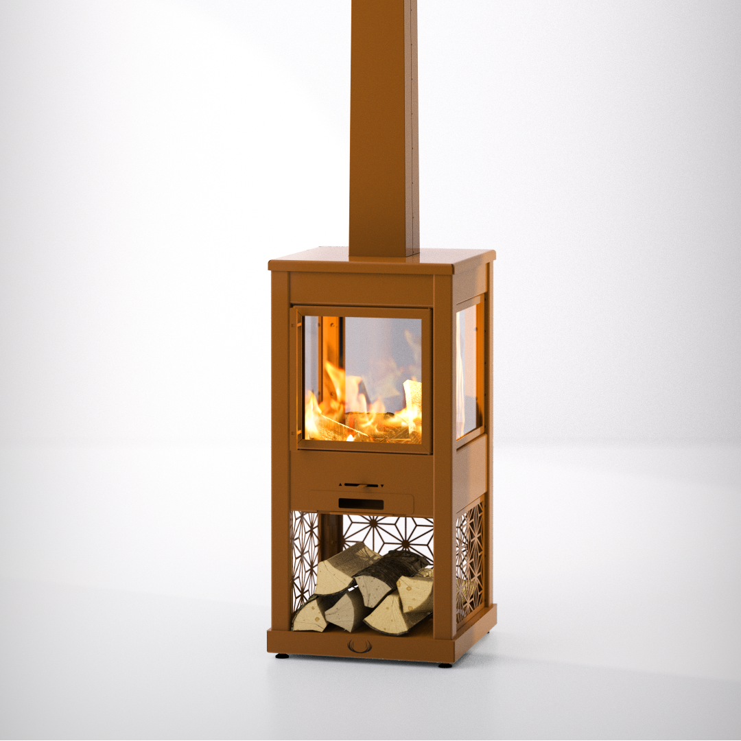 Rust Hive Outdoor Stove – Pollen Fire